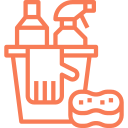 Cleaning supplies icon
